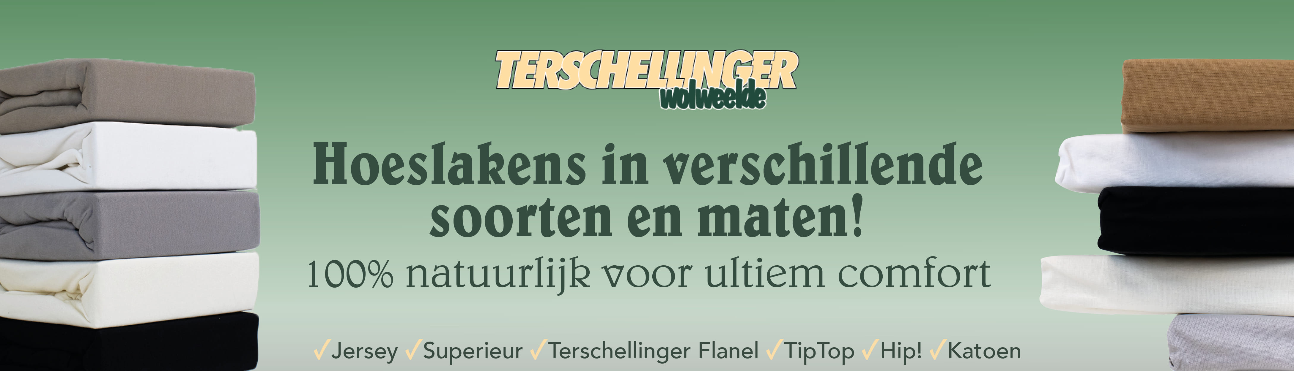 Zachte en comfortabele hoeslakens