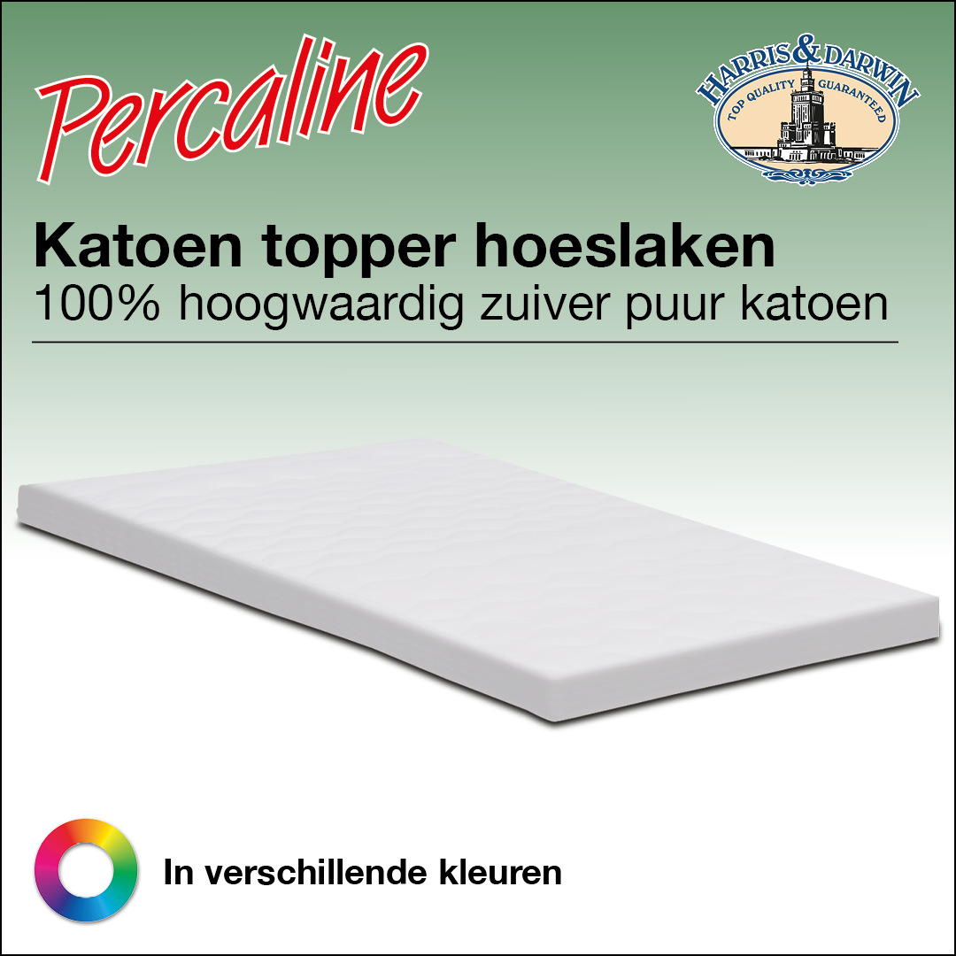 Topper Katoen Hoeslaken Topper Katoen Hoeslaken