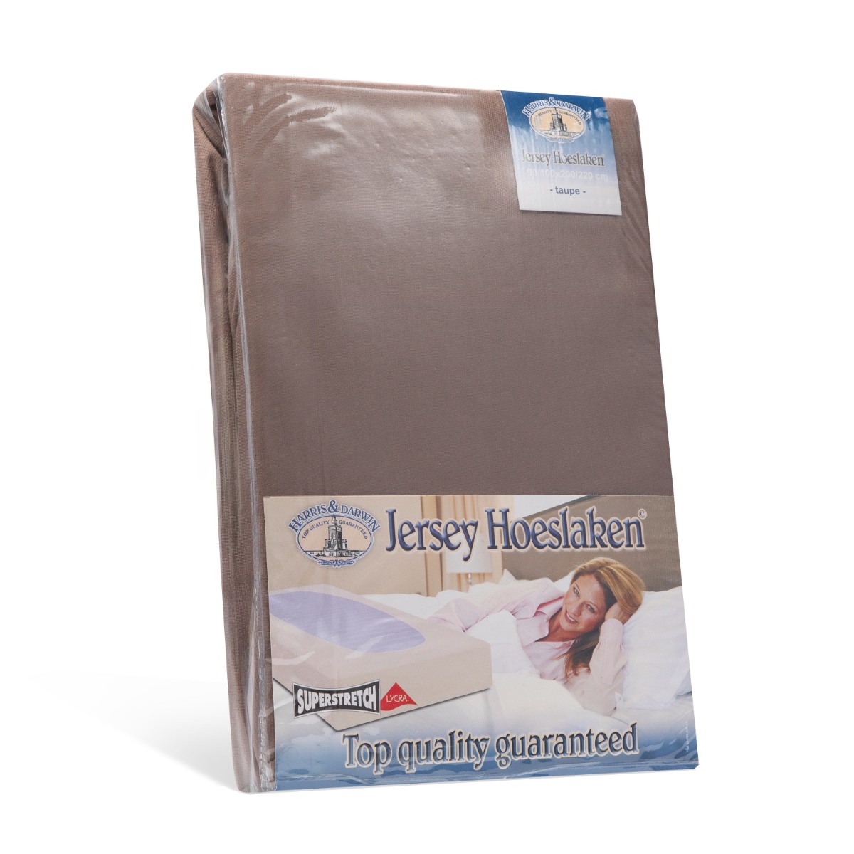 Jersey Hoeslaken - Taupe 70/80x200/220