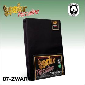 superieur - hoeslakens - verpakking - zwart
