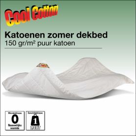 Dun katoenen dekbed