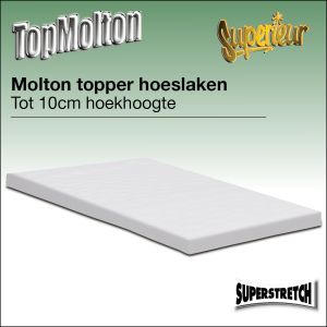 Topper molton hoeslaken, Molton top matras hoeslaken voor alle maten!