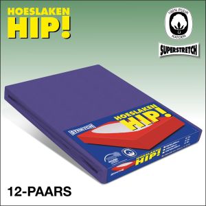 Jersey hoeslaken paars