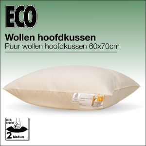 wollen hoofdkussen eco