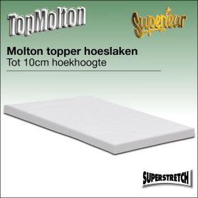 Topper molton hoeslaken, Molton top matras hoeslaken voor alle maten!
