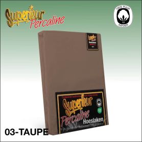 superieur - hoeslakens - verpakking - taupe