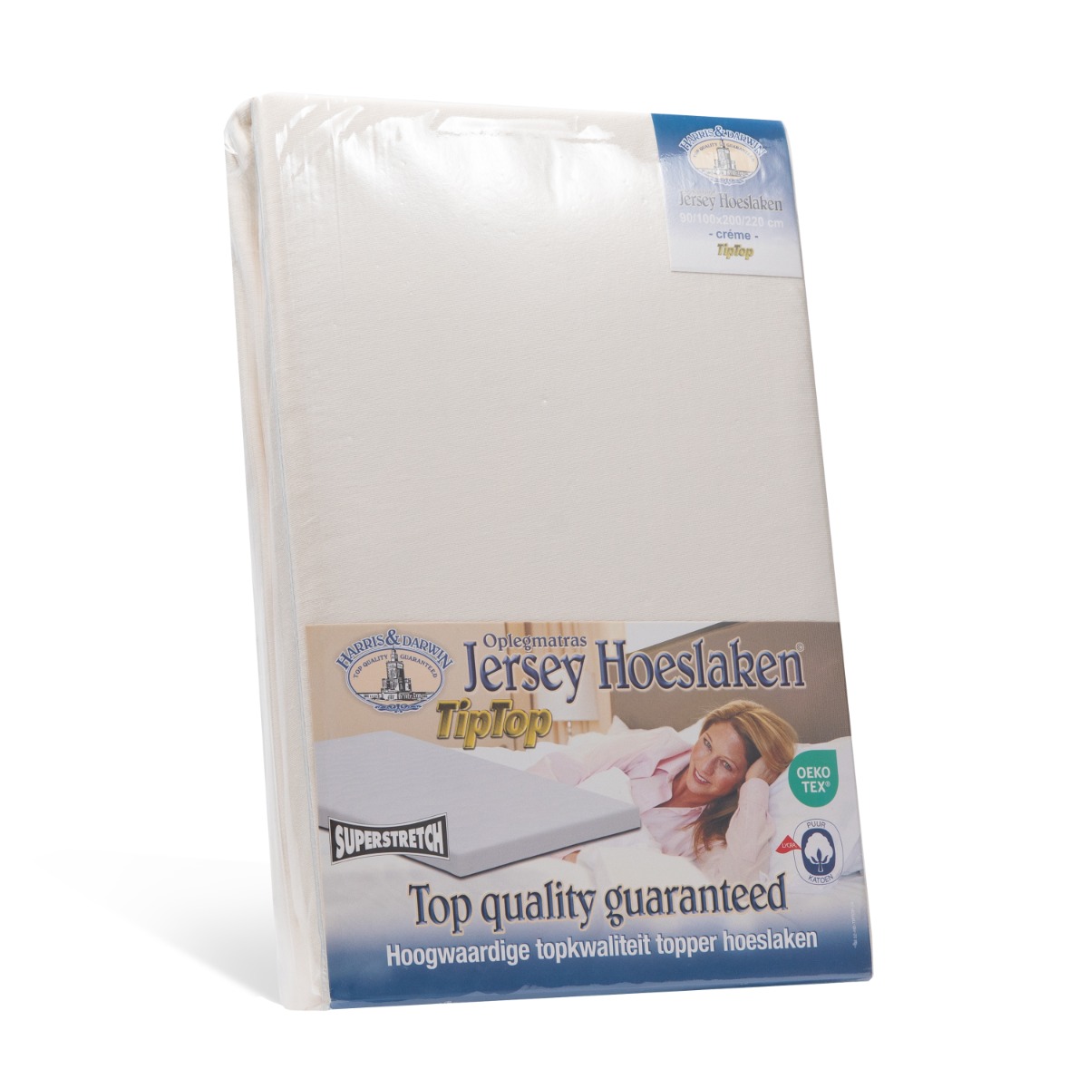 Jersey Topper Hoeslaken Ecru