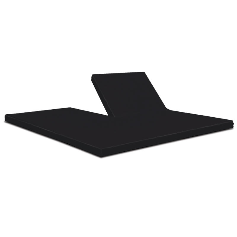 Split Katoen Zwart 160x210-220cm