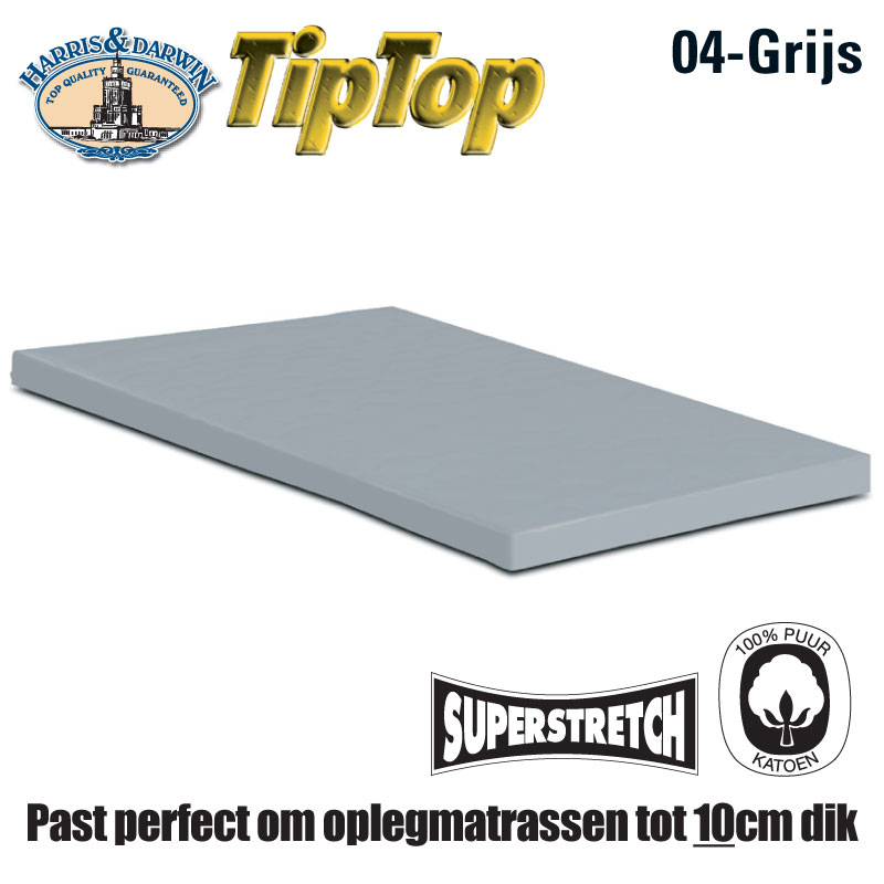 Jersey Topper Hoeslaken Grijs